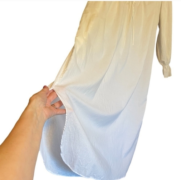 NWOT Vintage %100 Cotton White Nightgown L – Cottagecore Prairie Sleepwear - Picture 5 of 16